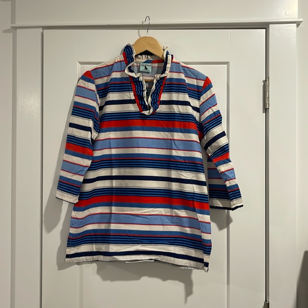 EUC Haley and the Hound RWB Tunic Size M